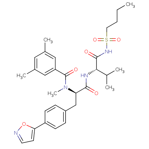 Chemical structure of BindingDB Monomer ID 50071425