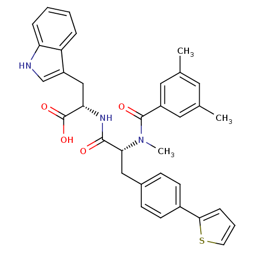 Chemical structure of BindingDB Monomer ID 50071432