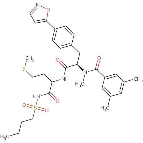 Chemical structure of BindingDB Monomer ID 50071444