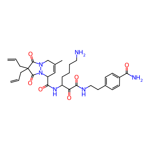 Chemical structure of BindingDB Monomer ID 50071564