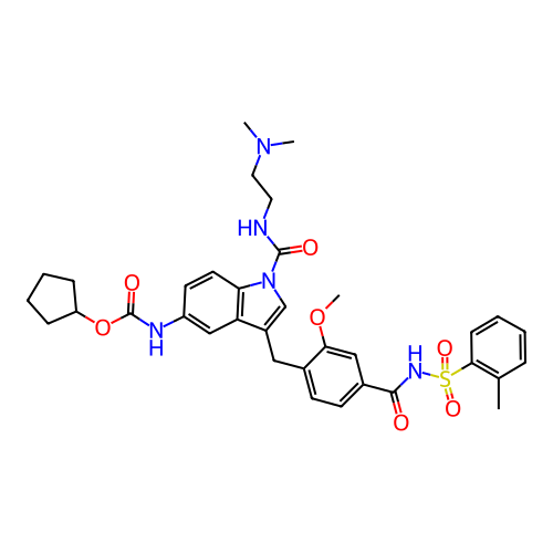 Chemical structure of BindingDB Monomer ID 50071636