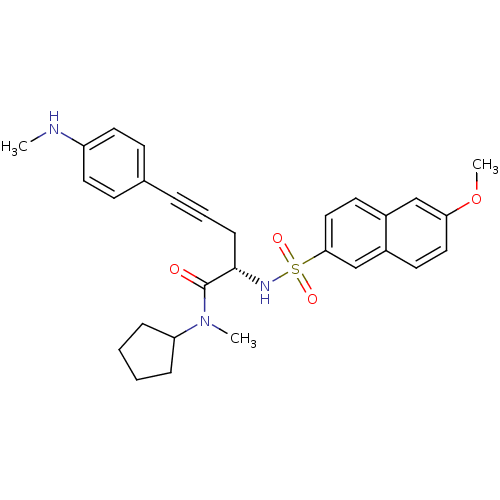 Chemical structure of BindingDB Monomer ID 50076725