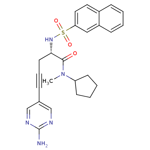 Chemical structure of BindingDB Monomer ID 50076726