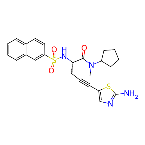 Chemical structure of BindingDB Monomer ID 50076736