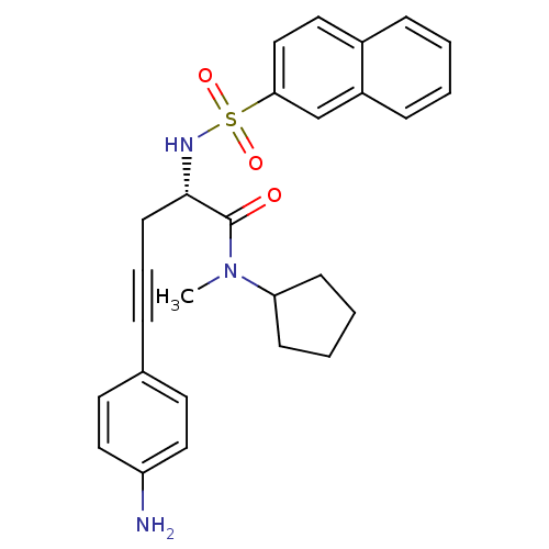 Chemical structure of BindingDB Monomer ID 50076737