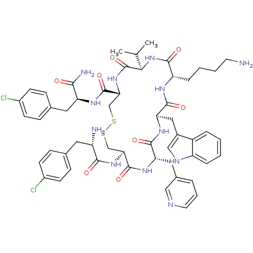 Chemical structure of BindingDB Monomer ID 50077283