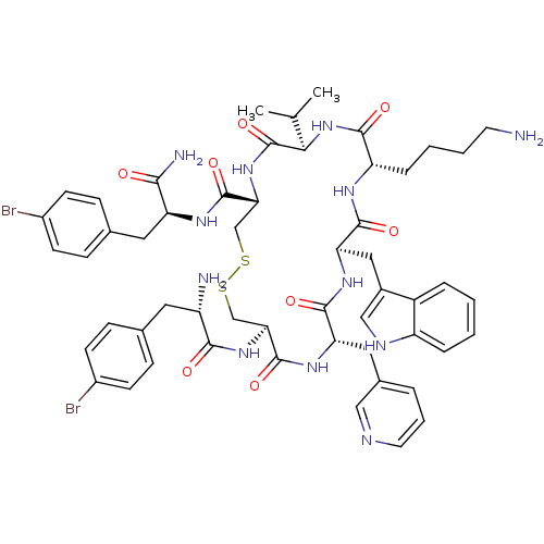 Chemical structure of BindingDB Monomer ID 50077294