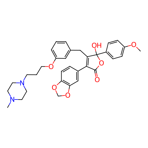 Chemical structure of BindingDB Monomer ID 50077928