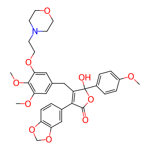 Chemical structure of BindingDB Monomer ID 50077934
