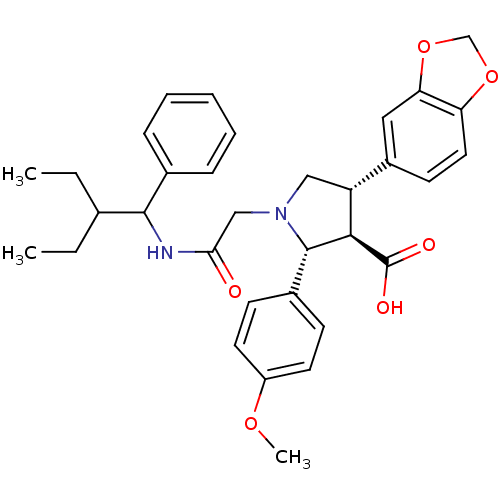 Chemical structure of BindingDB Monomer ID 50080616