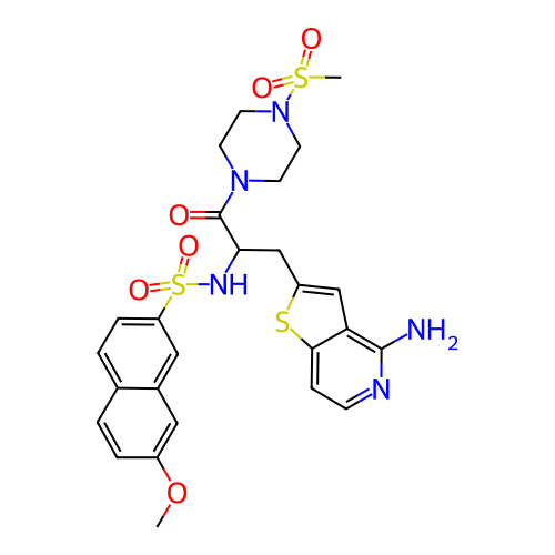 Chemical structure of BindingDB Monomer ID 50081810