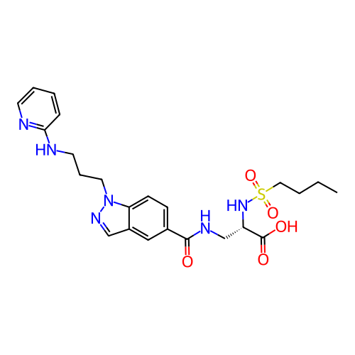 Chemical structure of BindingDB Monomer ID 50083800