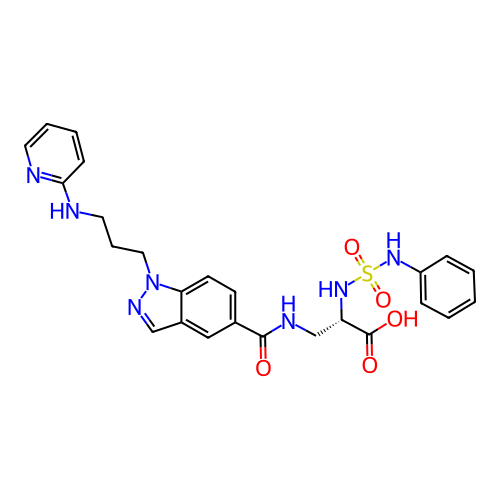 Chemical structure of BindingDB Monomer ID 50083804