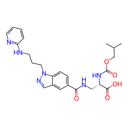 Chemical structure of BindingDB Monomer ID 50083815