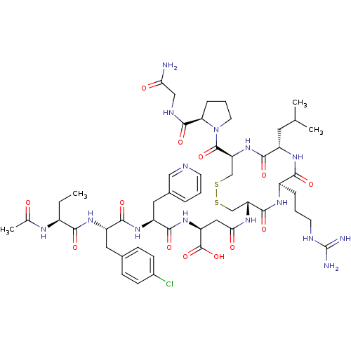 Chemical structure of BindingDB Monomer ID 50085733
