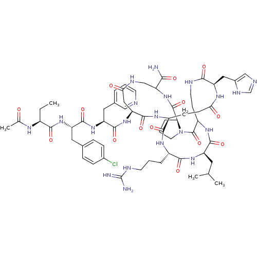 Chemical structure of BindingDB Monomer ID 50085734