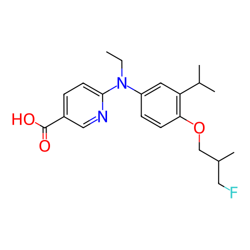 Chemical structure of BindingDB Monomer ID 50086254