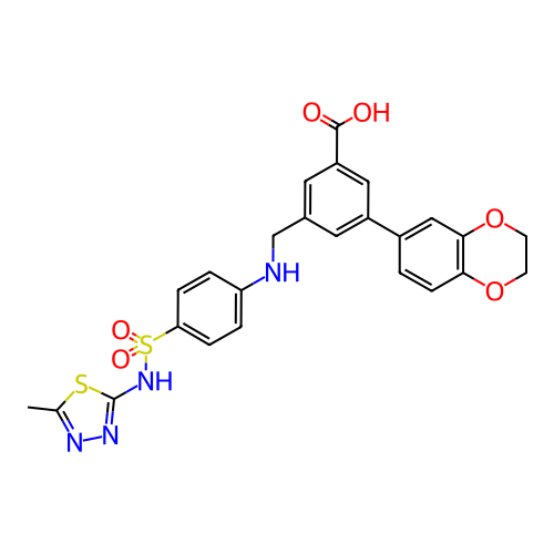 Chemical structure of BindingDB Monomer ID 50091691