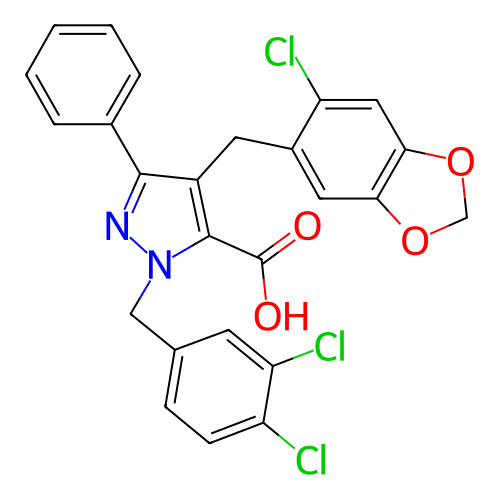 Chemical structure of BindingDB Monomer ID 50093991