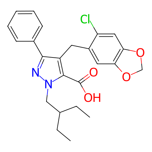 Chemical structure of BindingDB Monomer ID 50093992
