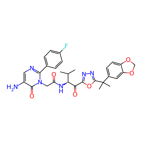 Chemical structure of BindingDB Monomer ID 50095519