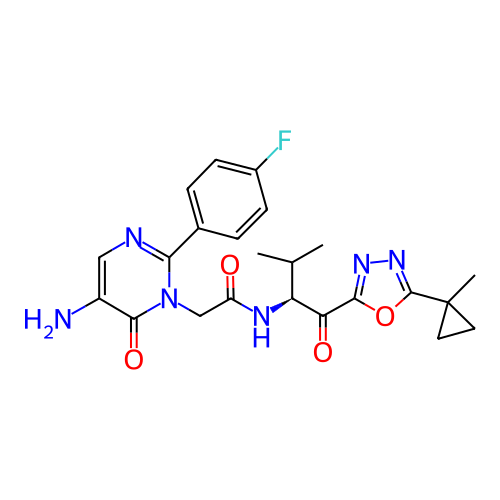 Chemical structure of BindingDB Monomer ID 50095524