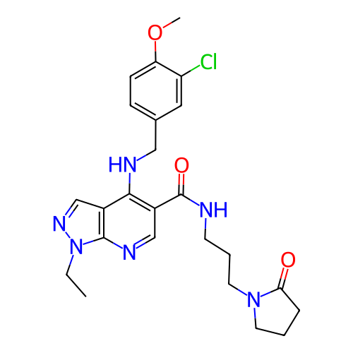 Chemical structure of BindingDB Monomer ID 50098219