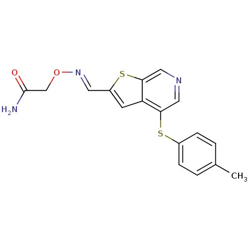Chemical structure of BindingDB Monomer ID 50098507