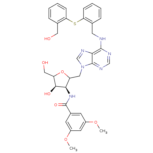 Chemical structure of BindingDB Monomer ID 50100502