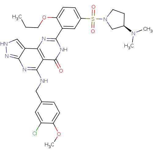 Chemical structure of BindingDB Monomer ID 50104206