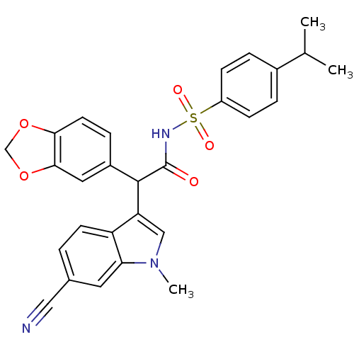 Chemical structure of BindingDB Monomer ID 50108201