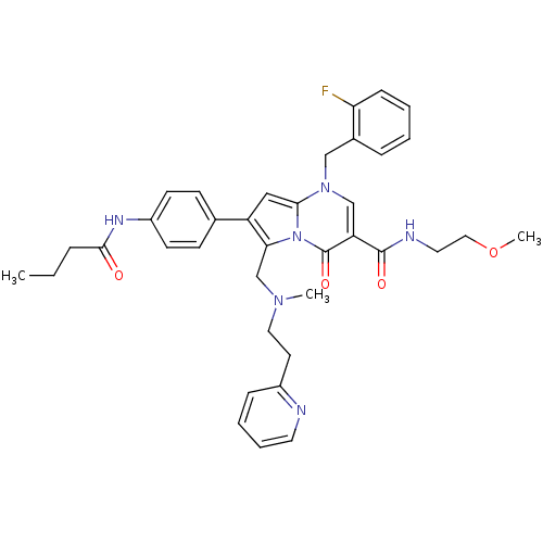 Chemical structure of BindingDB Monomer ID 50109236