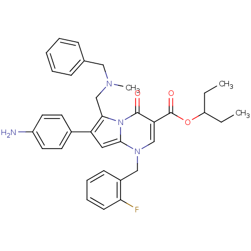 Chemical structure of BindingDB Monomer ID 50109258