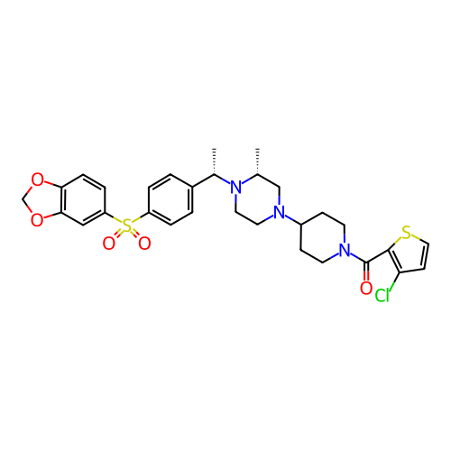 Chemical structure of BindingDB Monomer ID 50110542