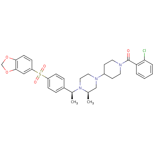 Chemical structure of BindingDB Monomer ID 50110557