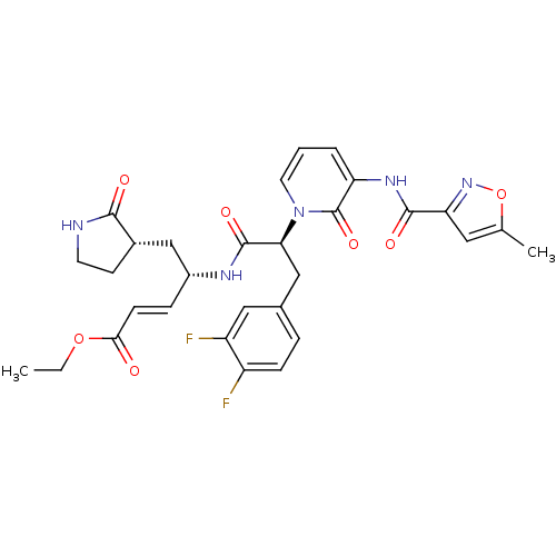 Chemical structure of BindingDB Monomer ID 50111464