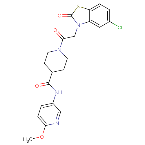 Chemical structure of BindingDB Monomer ID 50111642
