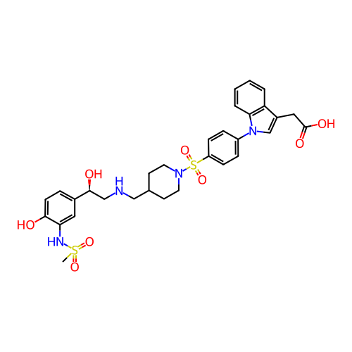 Chemical structure of BindingDB Monomer ID 50119195