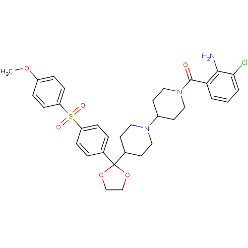 Chemical structure of BindingDB Monomer ID 50121121