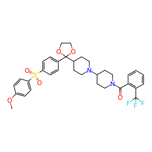 Chemical structure of BindingDB Monomer ID 50121129
