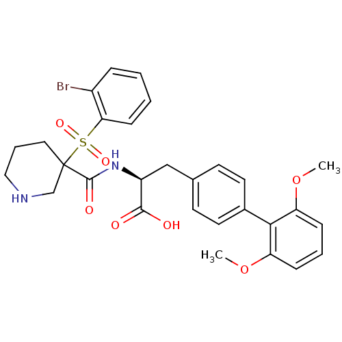 Chemical structure of BindingDB Monomer ID 50124256