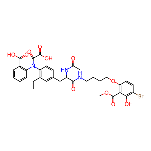 Chemical structure of BindingDB Monomer ID 50131544