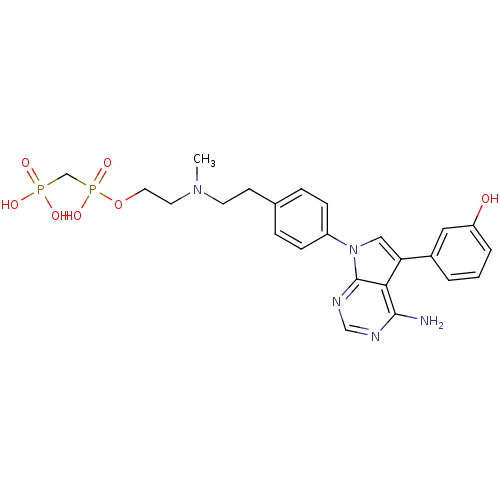 Chemical structure of BindingDB Monomer ID 50132322