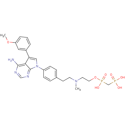 Chemical structure of BindingDB Monomer ID 50132333