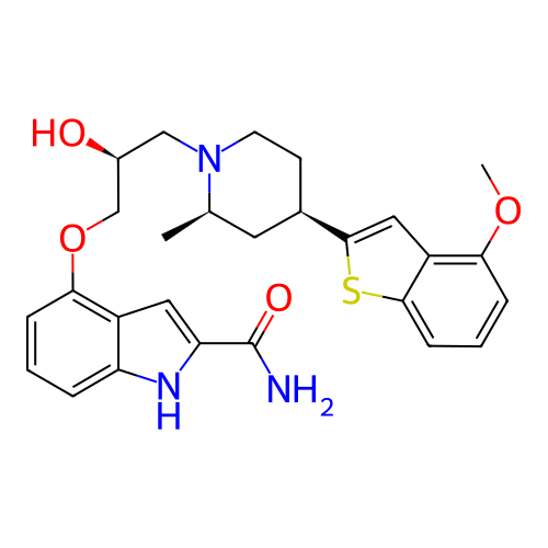 Chemical structure of BindingDB Monomer ID 50135264