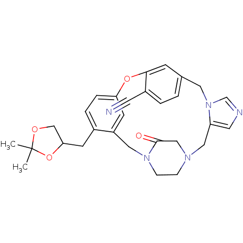 Chemical structure of BindingDB Monomer ID 50139195