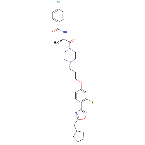 Chemical structure of BindingDB Monomer ID 50139317