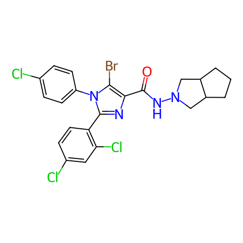 Chemical structure of BindingDB Monomer ID 50140222