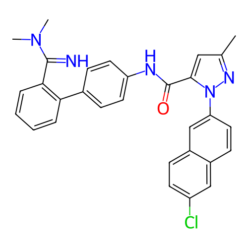 Chemical structure of BindingDB Monomer ID 50140391