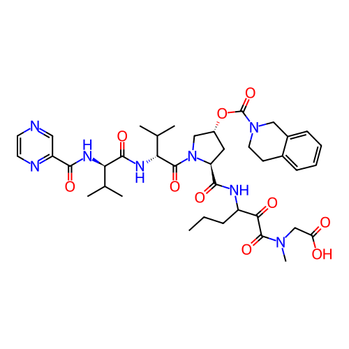 Chemical structure of BindingDB Monomer ID 50141195